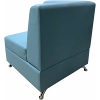 Угловая секция Мягкий офис Кардинал внутренняя голубая КРД801ГЛ