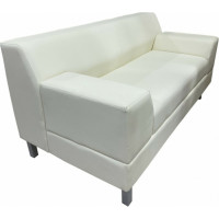 Диван Мягкий офис Флагман двухместный кремовая ФЛ201КРМ