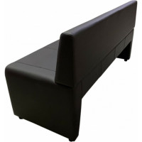 Диван Мягкий офис Ритм трехместный шоколадный РТ301ШК