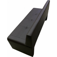 Диван Мягкий офис Ритм трехместный шоколадный РТ301ШК