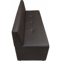 Диван Мягкий офис Ритм трехместный шоколадный РТ301ШК