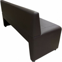 Диван Мягкий офис Ритм трехместный шоколадный РТ301ШК