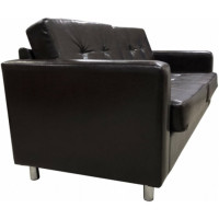 Диван Мягкий офис Офис Классик трехместный шоколадный ОК302ШК