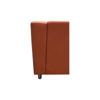 Диван Мягкий офис Аполло двухместный оранжевый АП201ОР