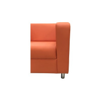 Диван Мягкий офис Аполло двухместный оранжевый АП201ОР