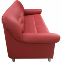Диван Мягкий офис с механизмом трехместный красный МО301КР_MH