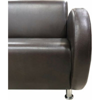 Диван Мягкий офис Классик двухместный коричневый КЛ203КОР