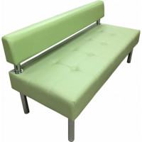 Секция дивана Мягкий офис Сатурн трехместная фисташковая СТР706ФСТ