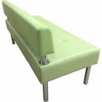 Секция дивана Мягкий офис Сатурн трехместная фисташковая СТР706ФСТ