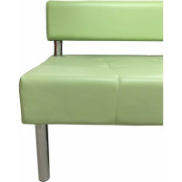 Секция дивана Мягкий офис Сатурн трехместная фисташковая СТР706ФСТ