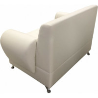 Диван Мягкий офис Кардинал двухместный кремовый КРД201КРМ