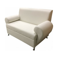 Диван Мягкий офис Кардинал двухместный кремовый КРД201КРМ