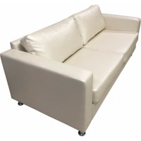 Диван Мягкий офис Ватсон трехместный серебристый ВТС306СРБ