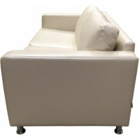 Диван Мягкий офис Ватсон трехместный серебристый ВТС306СРБ