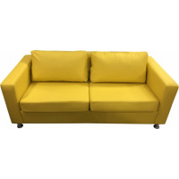 Диван Мягкий офис Ватсон трехместный желтый ВТС301ЖЛТ
