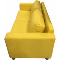 Диван Мягкий офис Ватсон трехместный желтый ВТС301ЖЛТ
