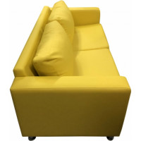 Диван Мягкий офис Ватсон трехместный желтый ВТС301ЖЛТ