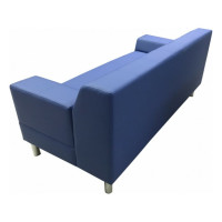 Диван Мягкий офис Флагман трехместный синий ФЛ301СН