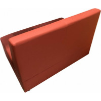 Секция дивана Мягкий офис Кардинал двухместная оранжевая КРД601ОР