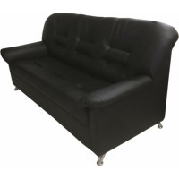 Диван Мягкий офис Премьер с механизмом трехместный черный ПРМ301ЧН_MH