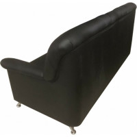 Диван Мягкий офис Премьер с механизмом трехместный черный ПРМ301ЧН_MH