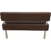 Секция дивана Мягкий офис Сатурн двухместная шоколадная СТР601ШК