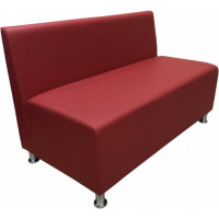 Секция дивана Мягкий офис Клерк двухместная красная КЛК601КР