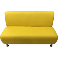 Секция дивана Мягкий офис Классик двухместная желтая КЛ601ЖЛТ