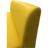 Секция дивана Мягкий офис Классик двухместная желтая КЛ601ЖЛТ