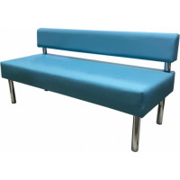 Секция дивана Мягкий офис Сатурн трехместная голубая СТР701ГЛ