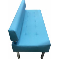 Секция дивана Мягкий офис Сатурн трехместная голубая СТР701ГЛ