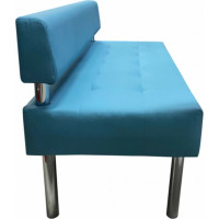 Секция дивана Мягкий офис Сатурн трехместная голубая СТР701ГЛ