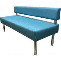 Секция дивана Мягкий офис Сатурн трехместная голубая СТР701ГЛ