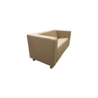 Диван Мягкий офис Аполло двухместный бежевый АП201БЖ