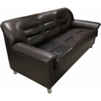 Диван Мягкий офис с механизмом трехместный коричневый МО303ШК_MH