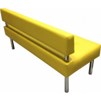 Секция дивана Мягкий офис Сатурн трехместная желтая СТР701ЖЛТ