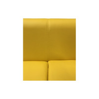 Диван Мягкий офис Аполло Люкс трехместный желтый АПЛЮ301ЖЛТ