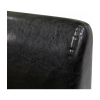 Секция дивана Мягкий офис Классик двухместная черная КЛ602ЧН