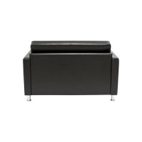 Диван Мягкий офис Офис Классик Мини с механизмом двухместный черный ОКМН203ЧН_MH