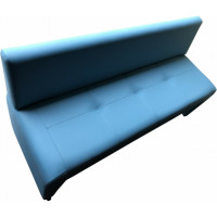 Диван Мягкий офис Ритм трехместный голубой РТ301ГЛ