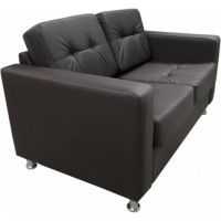 Диван Мягкий офис Офис Классик с механизмом двухместный шоколадный ОК201ШК_MH