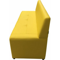 Диван Мягкий офис Ритм трехместный желтый РТ301ЖЛТ