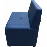 Диван Мягкий офис Ритм одноместный синий РТ101СН
