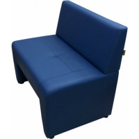 Диван Мягкий офис Ритм одноместный синий РТ101СН