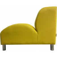 Секция дивана Мягкий офис Офис Комфорт двухместная желтая ОФК601ЖЛТ