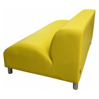 Секция дивана Мягкий офис Офис Комфорт двухместная желтая ОФК601ЖЛТ