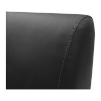 Секция дивана Мягкий офис Классик одноместная черная КЛ501ЧН