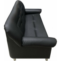 Диван Мягкий офис с механизмом трехместный черный МО301ЧН_MH