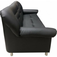 Диван Мягкий офис с механизмом трехместный черный МО301ЧН_MH