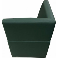 Угловая секция Мягкий офис Ритм зеленая РТ801ЗЛ